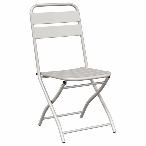 Chaise bois composite 2 places acier beige 42 x 52 x 82 cm - Prolenta premium p399.0 - Image 4
