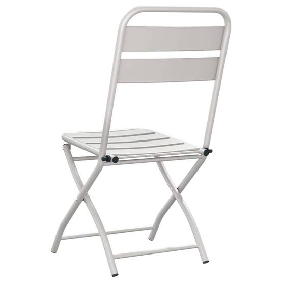 Chaise bois composite 2 places acier beige 42 x 52 x 82 cm - Prolenta premium p399.0 - Image 7
