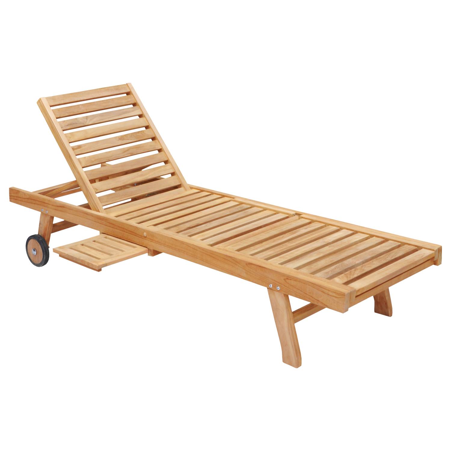 Bain de soleil pliant en teck LOMBOK - HAPPY GARDEN - Imagen 1