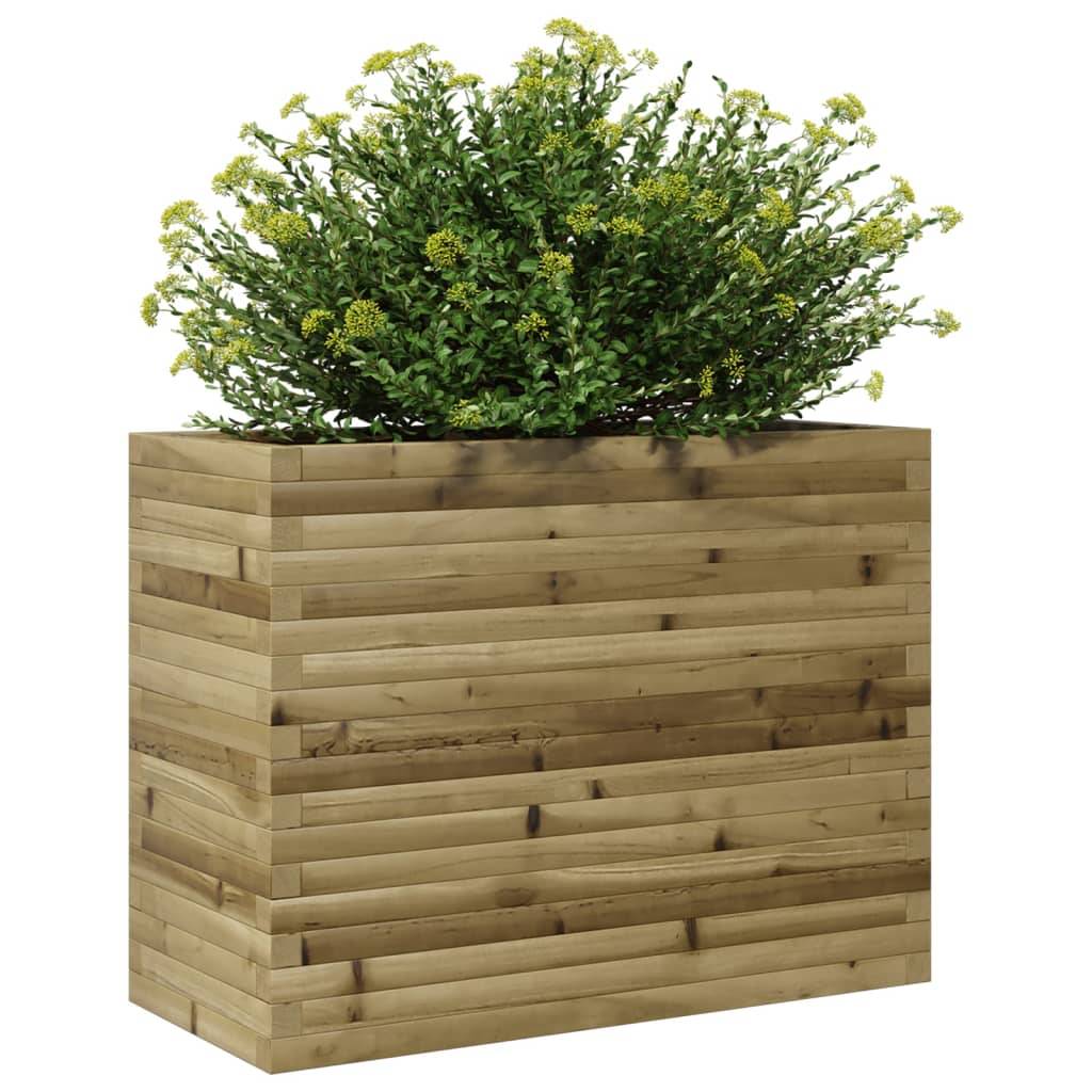 Maison Chic - Jardinière, Bac à fleurs, Pot de fleurs 90x40x68,5 cm bois de pin imprégné - Imagen 4