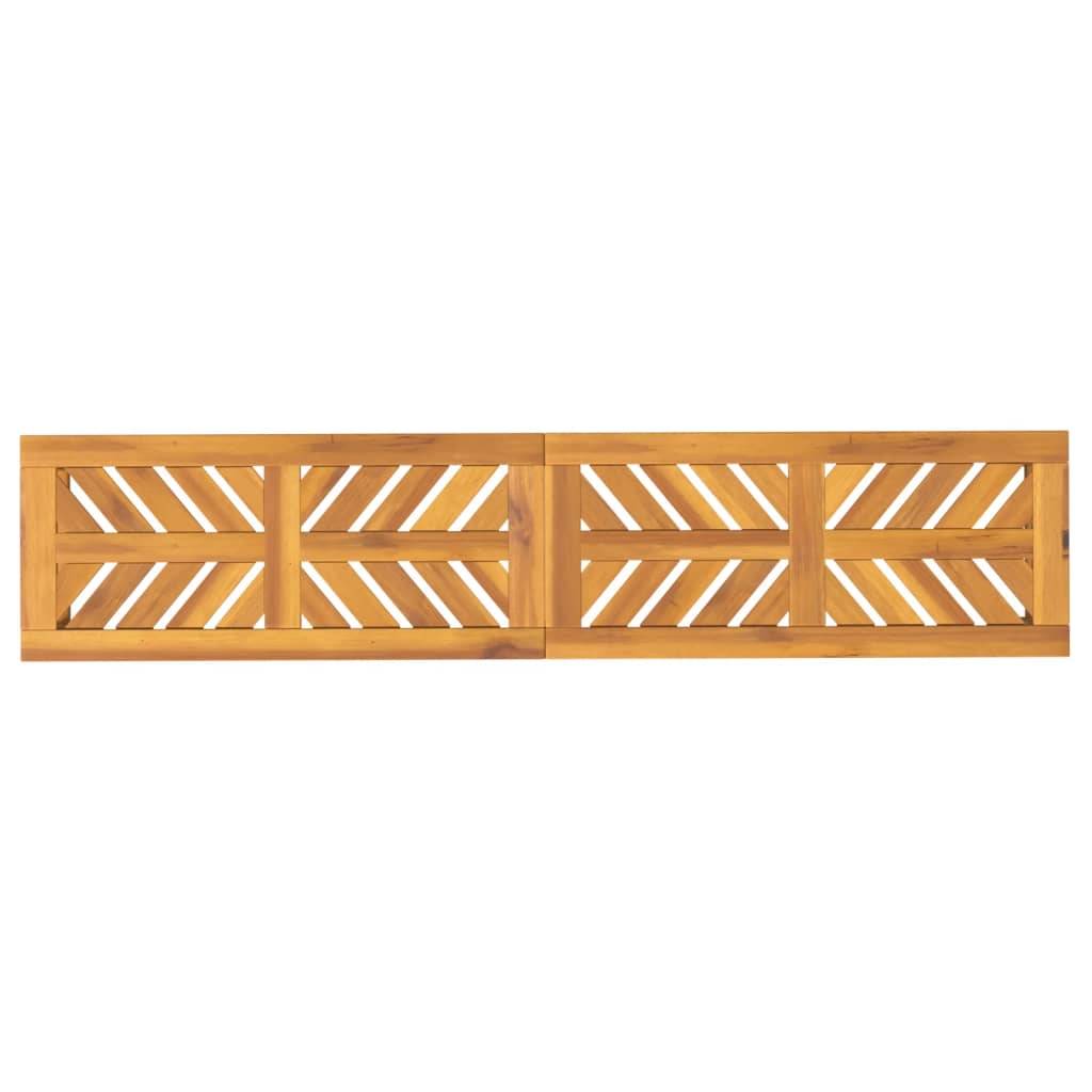 Banc de jardin | Banquette De Jardin | Banc Extérieur 150 cm bois massif d'acacia Maison Chic - Image 5