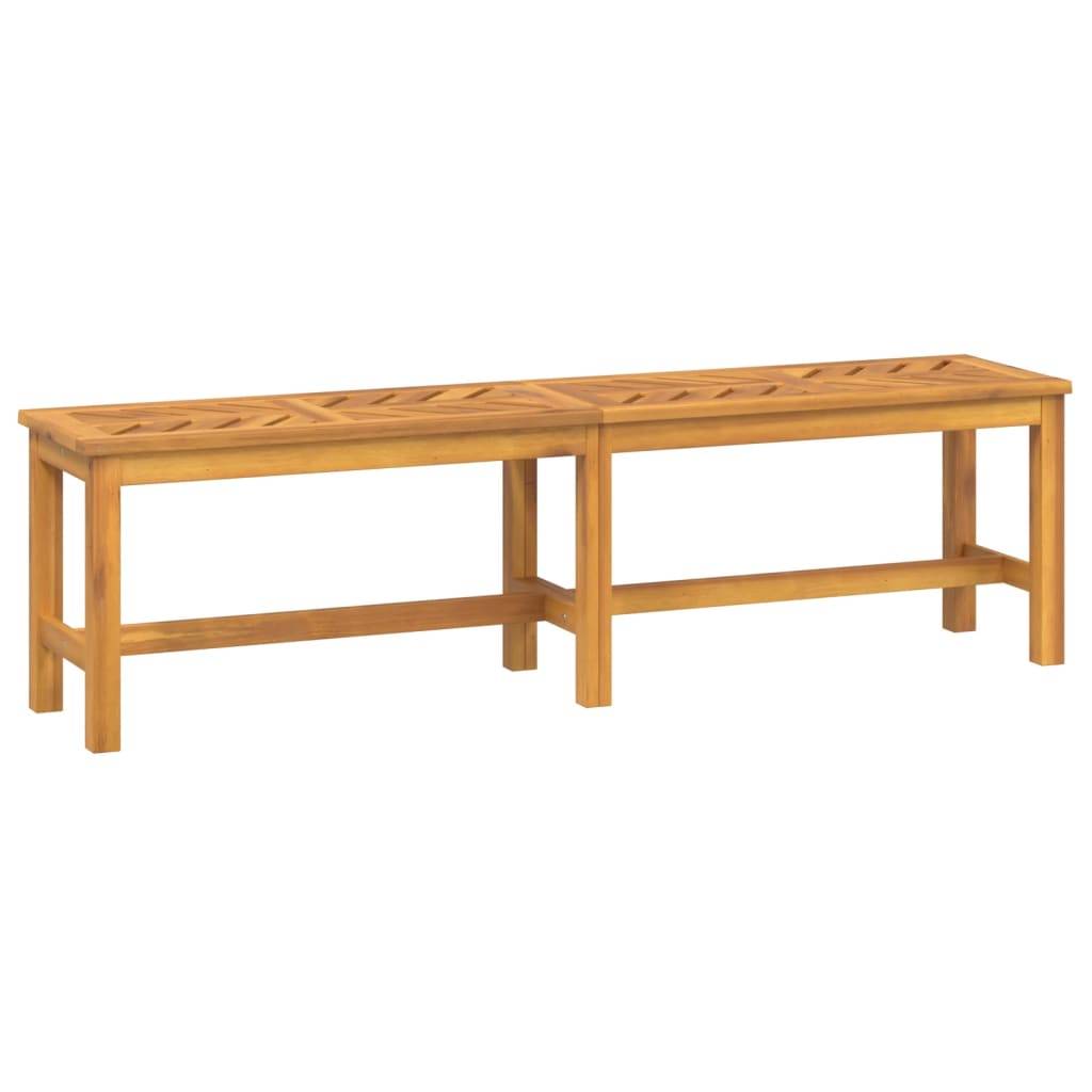 Banc de jardin | Banquette De Jardin | Banc Extérieur 150 cm bois massif d'acacia Maison Chic - Image 1