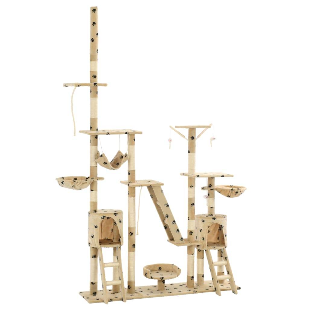 Arbre à chat Karoliina Beige 147 X 35 X (230-250) cm - P87209B - Image 1