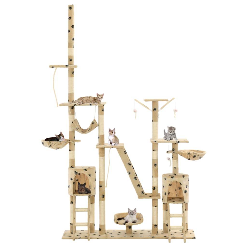 Arbre à chat  Karoliina Beige  147 X 35 X (230-250) cm  - P87209B - Image 2