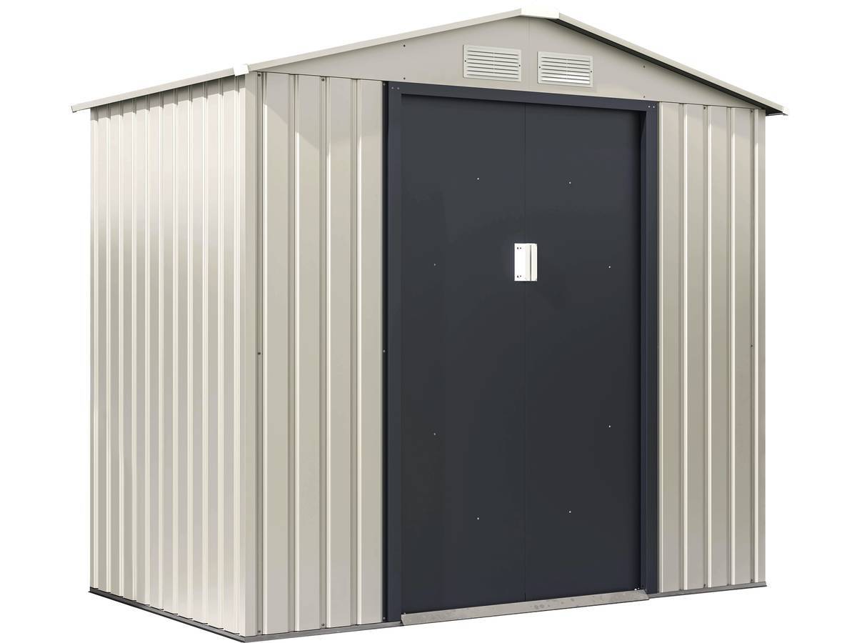 Habitat Et Jardin - Abri De Jardin Métal "nebraska" - 4.07 M² - Beige/gris Anthracite -habitat Et Jardin - Imagen 1
