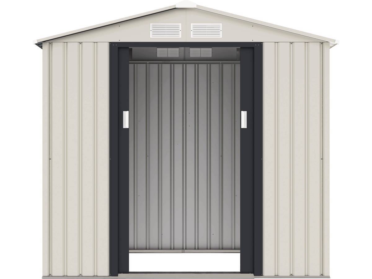Habitat Et Jardin - Abri De Jardin Métal "nebraska" - 4.07 M² - Beige/gris Anthracite -habitat Et Jardin - Imagen 3