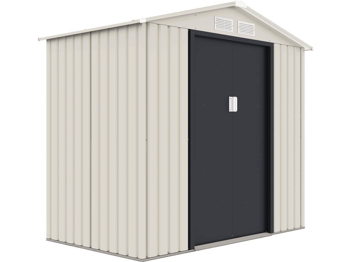 Habitat Et Jardin - Abri De Jardin Métal "nebraska" - 4.07 M² - Beige/gris Anthracite -habitat Et Jardin - Imagen 4