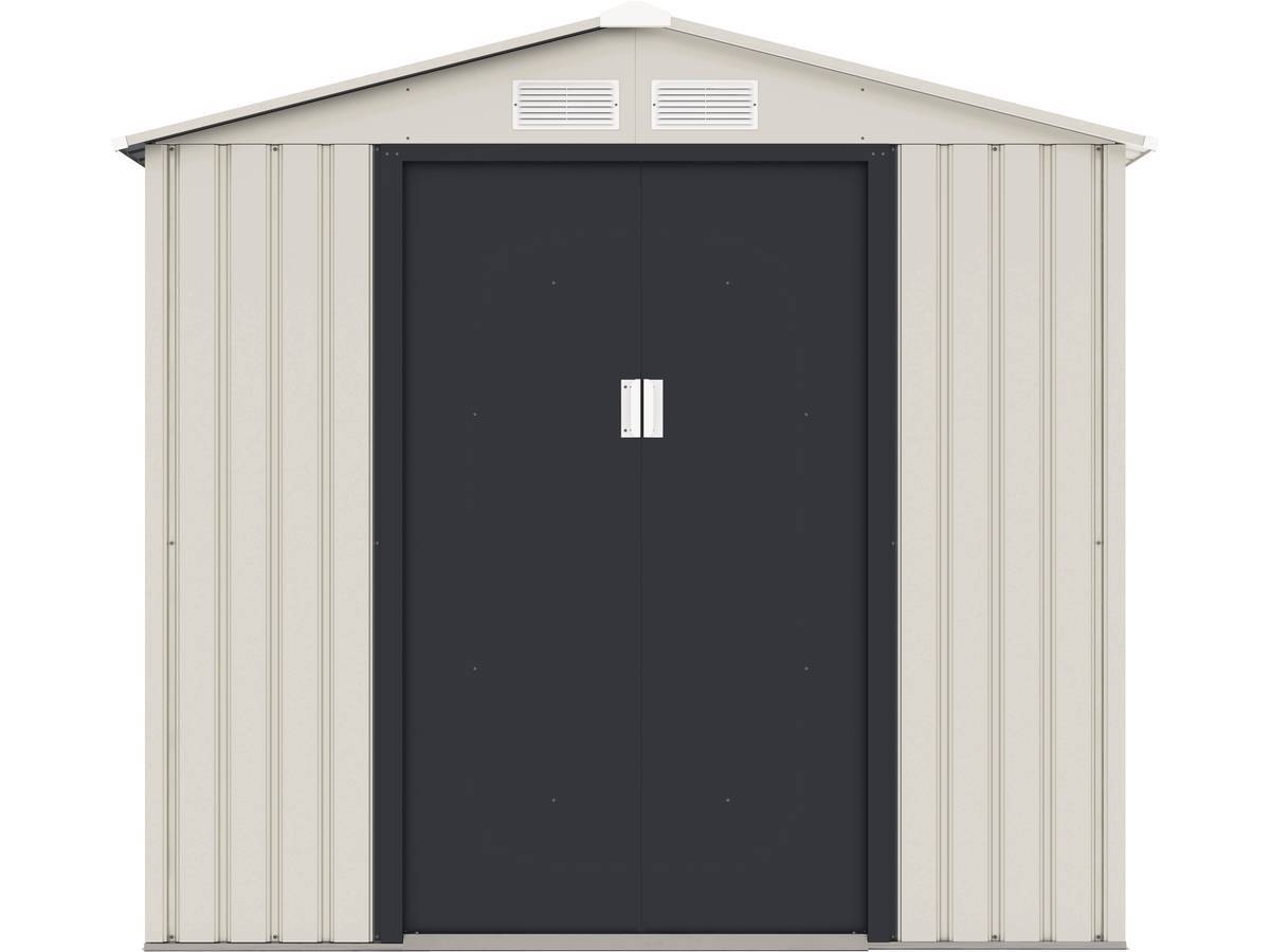 Habitat Et Jardin - Abri De Jardin Métal "nebraska" - 4.07 M² - Beige/gris Anthracite -habitat Et Jardin - Imagen 5