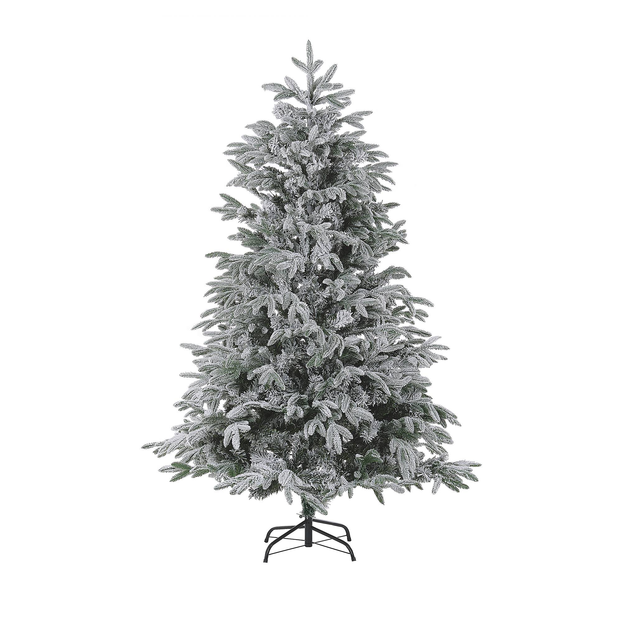 Beliani - Sapin de Noël PVC Blanc BASSIE - Beliani - Imagen 2