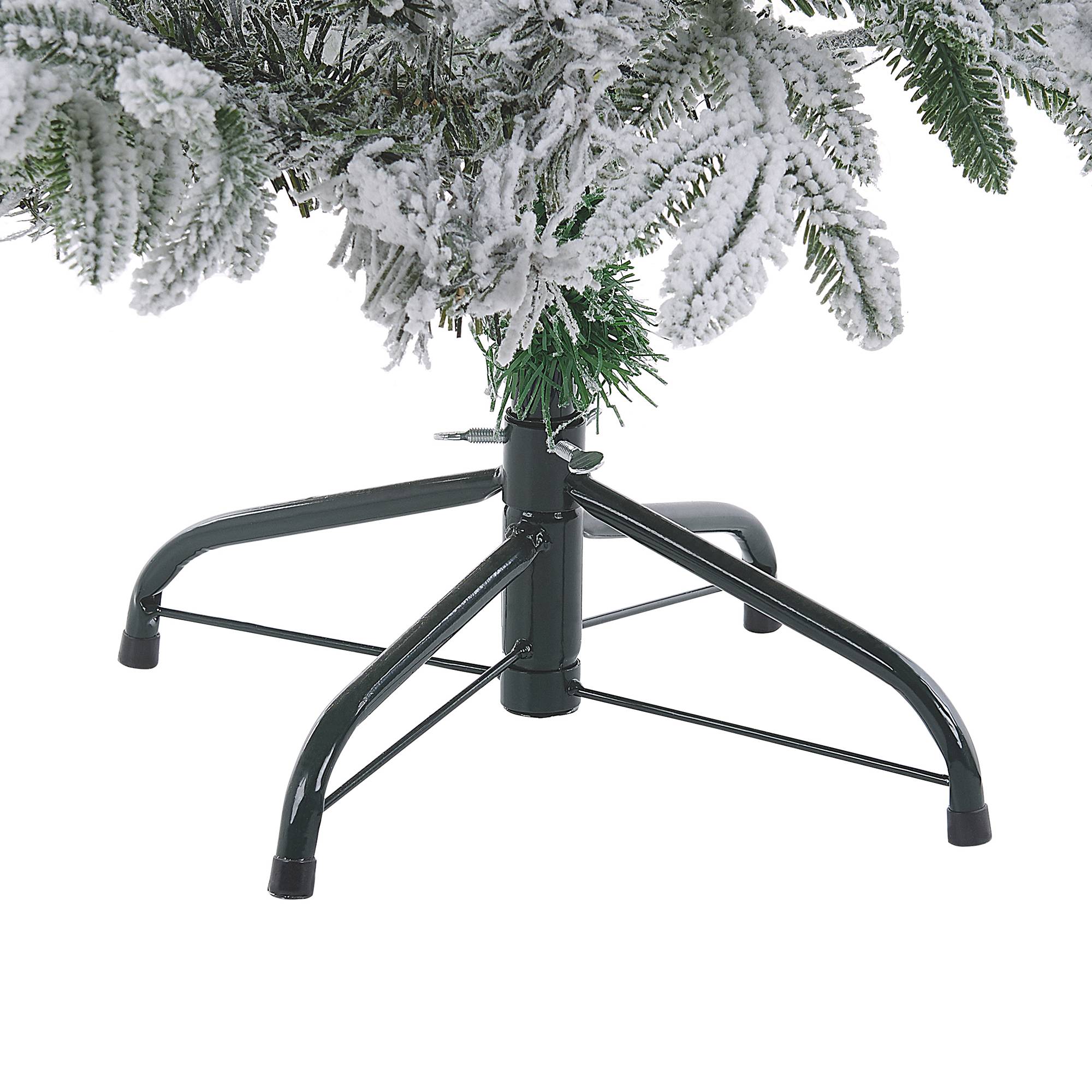 Beliani - Sapin de Noël PVC Blanc BASSIE - Beliani - Imagen 5