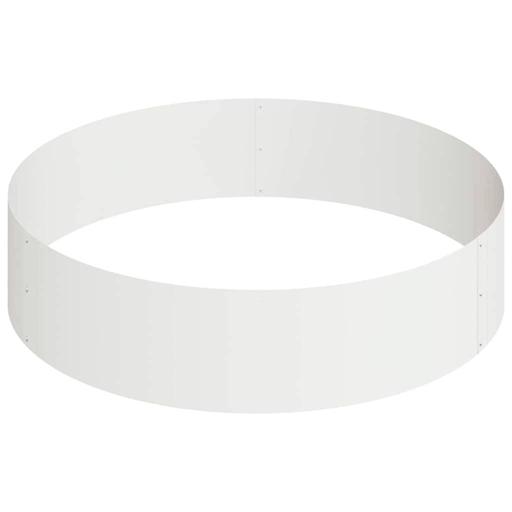 Maison Chic - Cache-pot, Pot De Fleurs Blanc 90 x 90 x 20 cm Acier g393 - Image 3