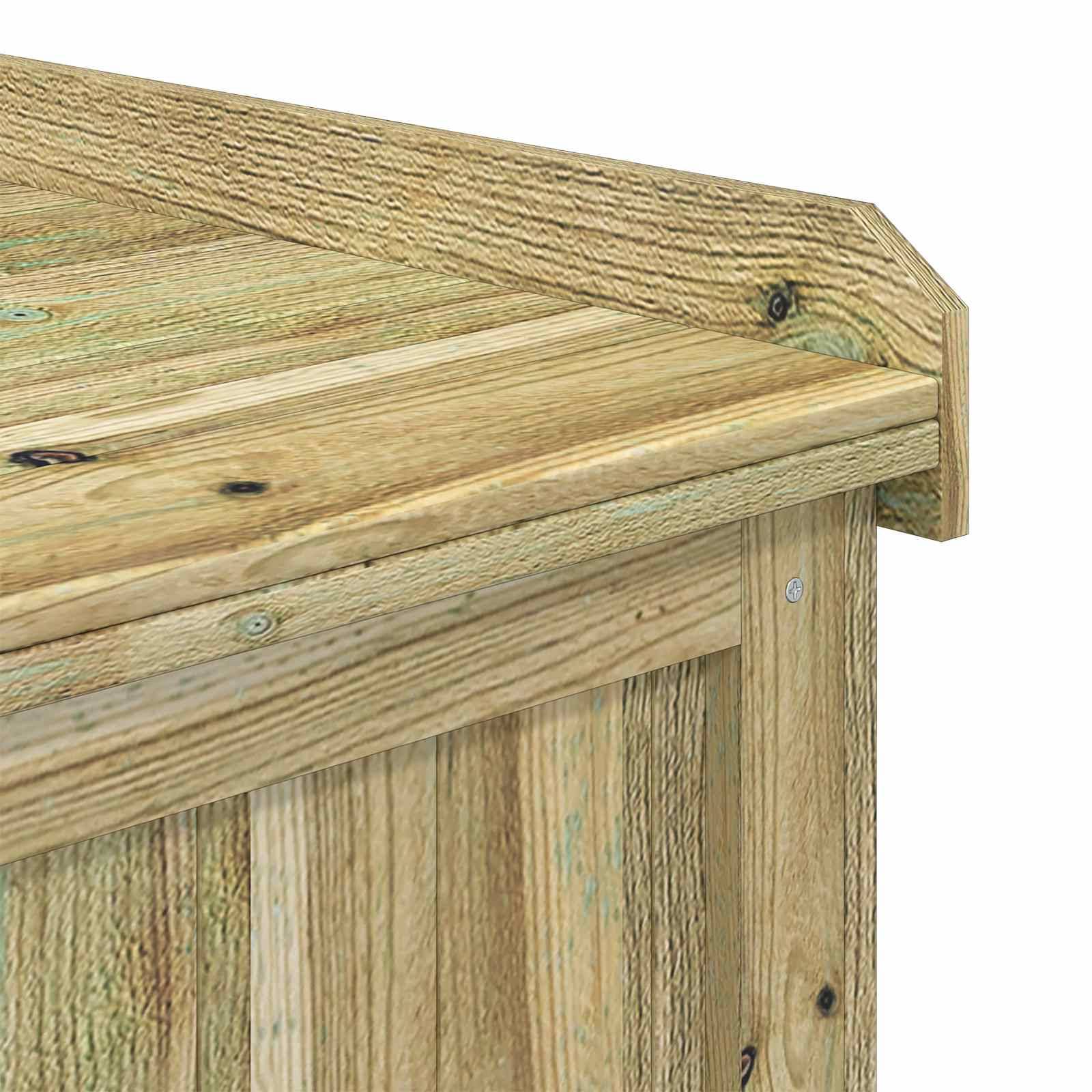 Vidaxl - Coffre à coussins d'extérieur Bois de pin imprégné vidaXL 42042674 - Image 7