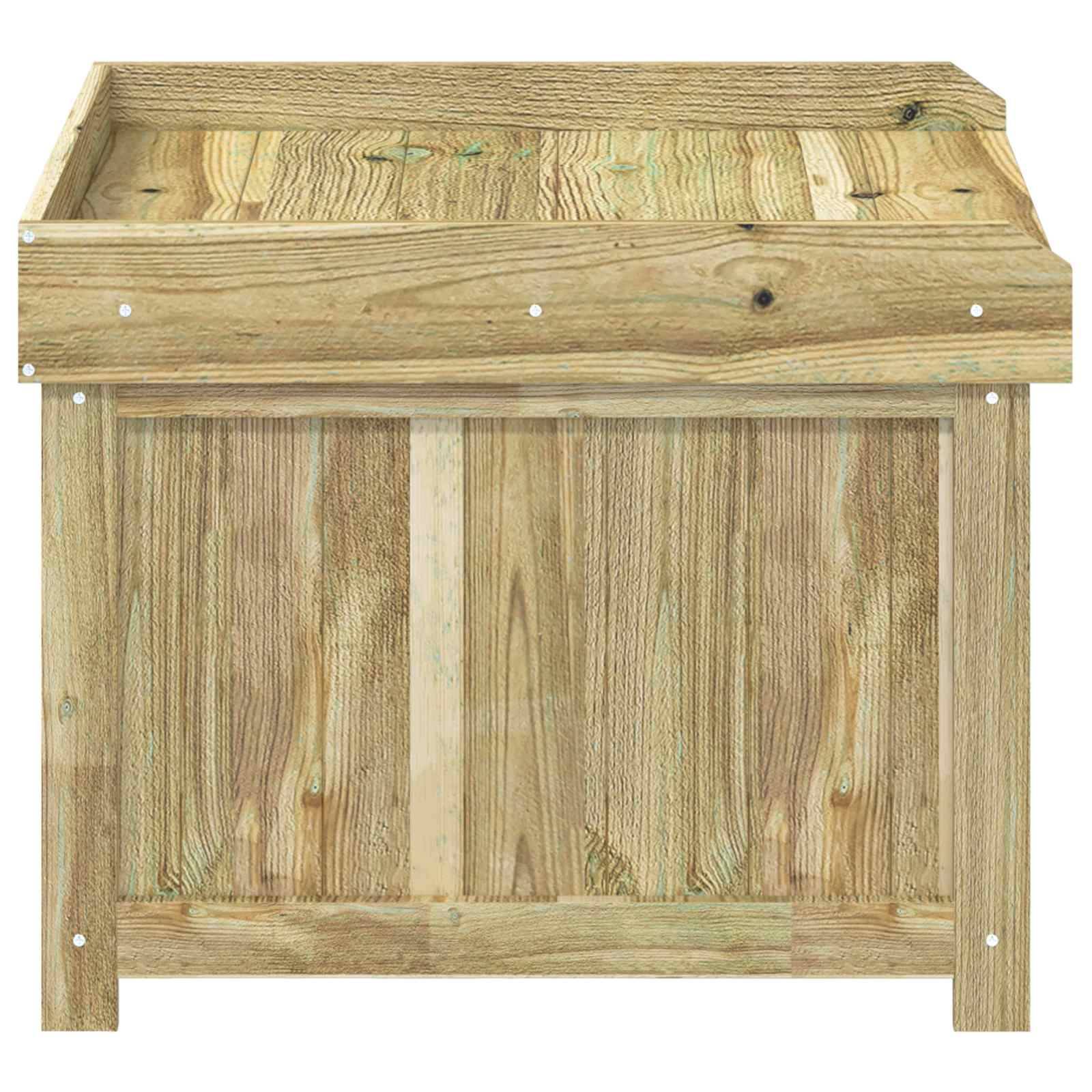 Vidaxl - Coffre à coussins d'extérieur Bois de pin imprégné vidaXL 42042674 - Image 5
