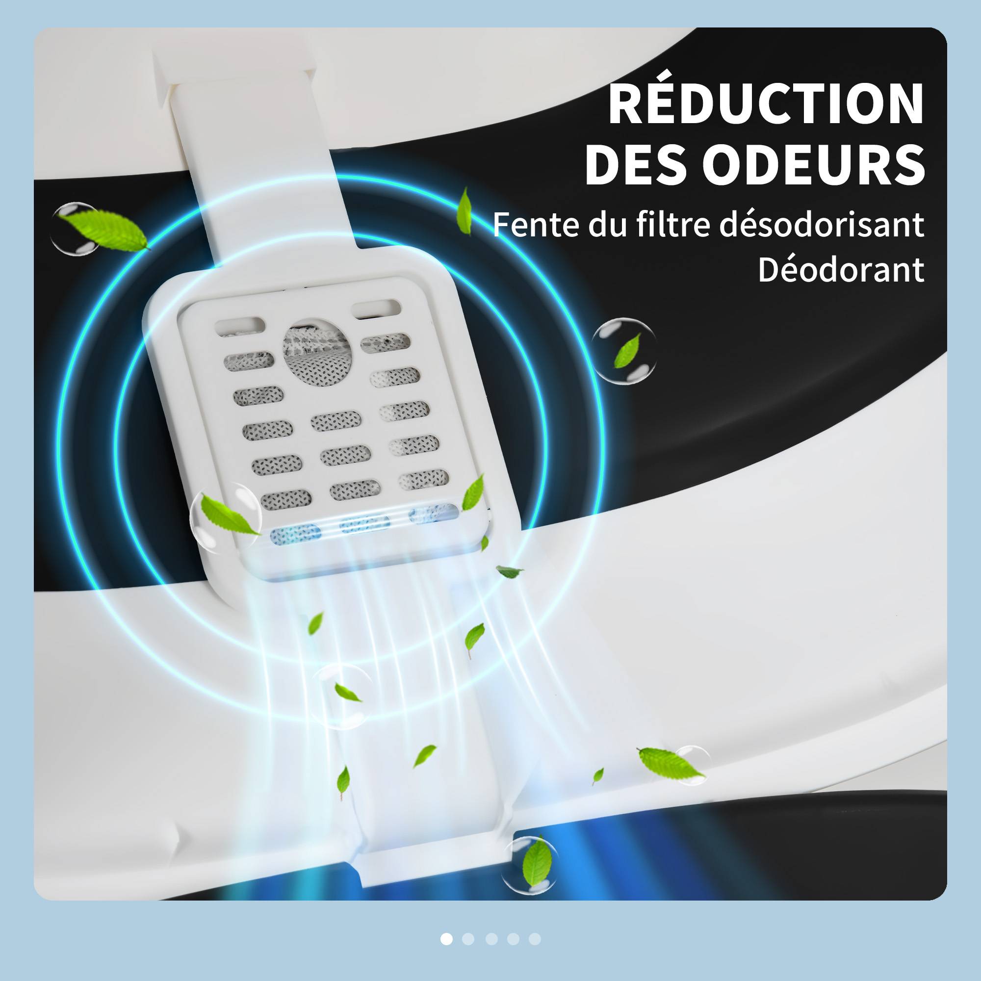 Bac à Litière Pliable et Portable pour Chat avec Double Entrée et Pelle Noir - ComfortXL Outdoor Living - Image 6