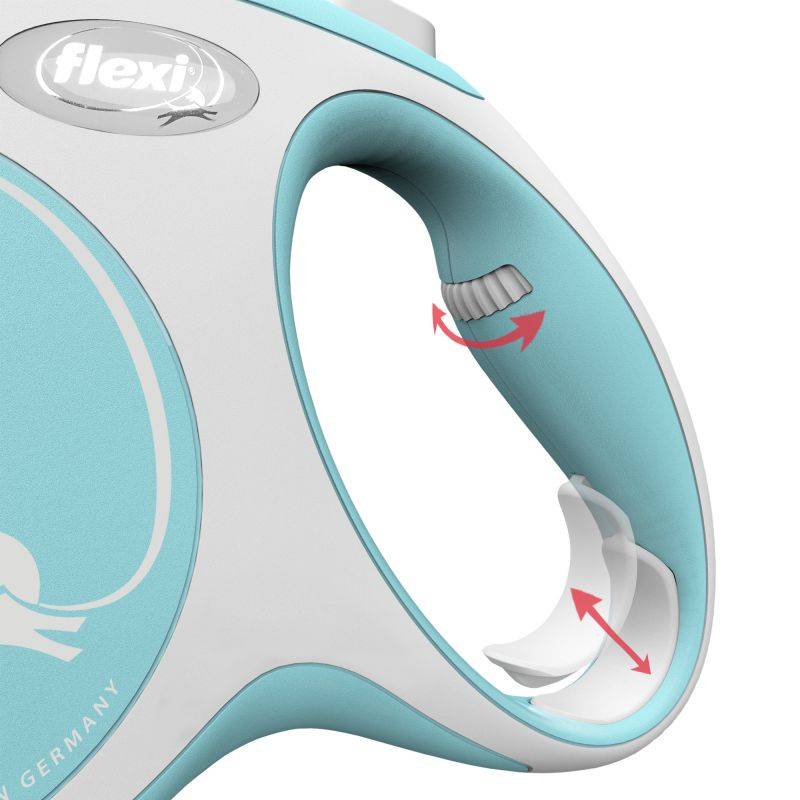 Flexi - Laisse New Comfort XS Tape 3 m light blue CF00T3-251-HBL-20 Flexi - Image 2