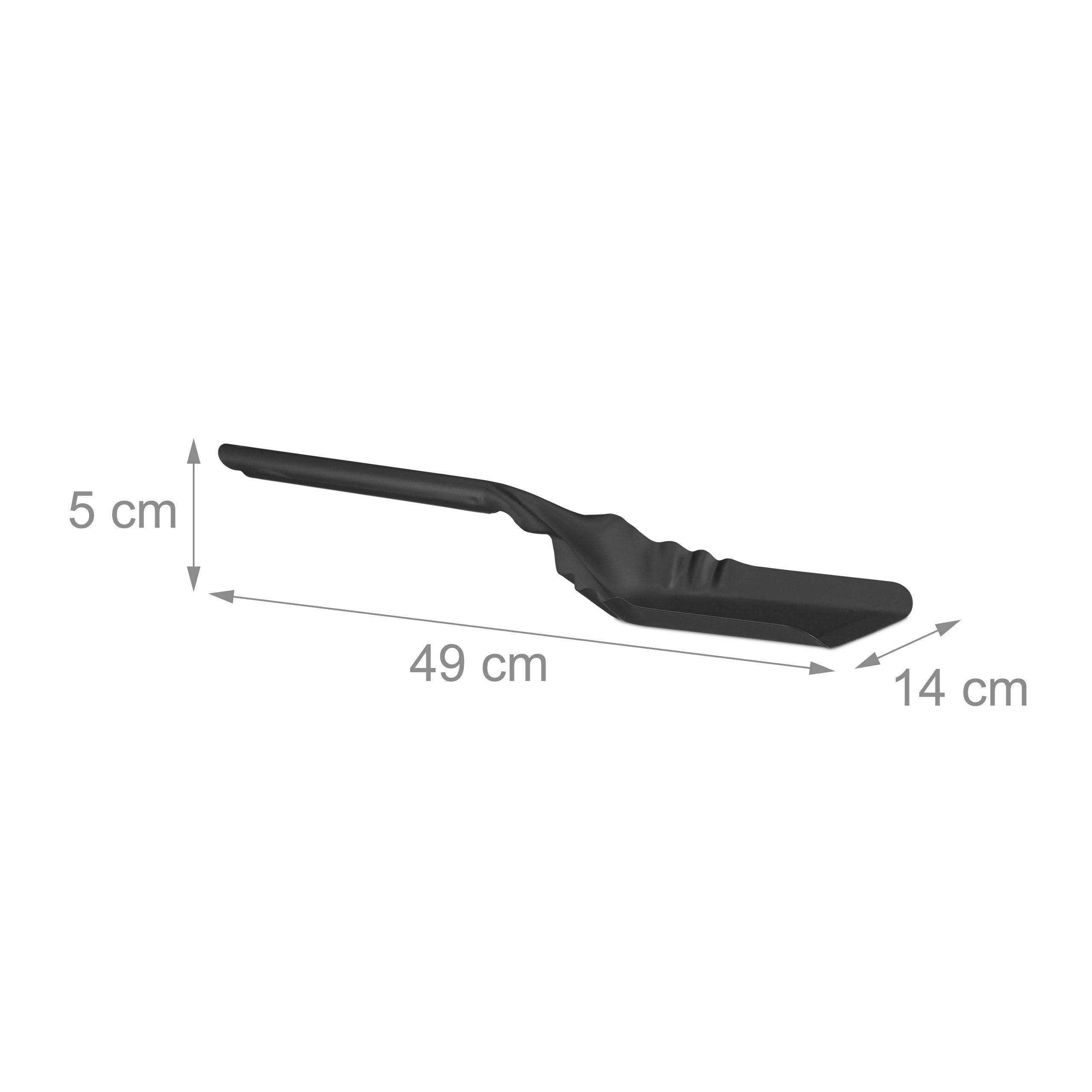 Helloshop26 - Pelle à cendres de cheminée 49 cm en acier four poêle noir - Imagen 1