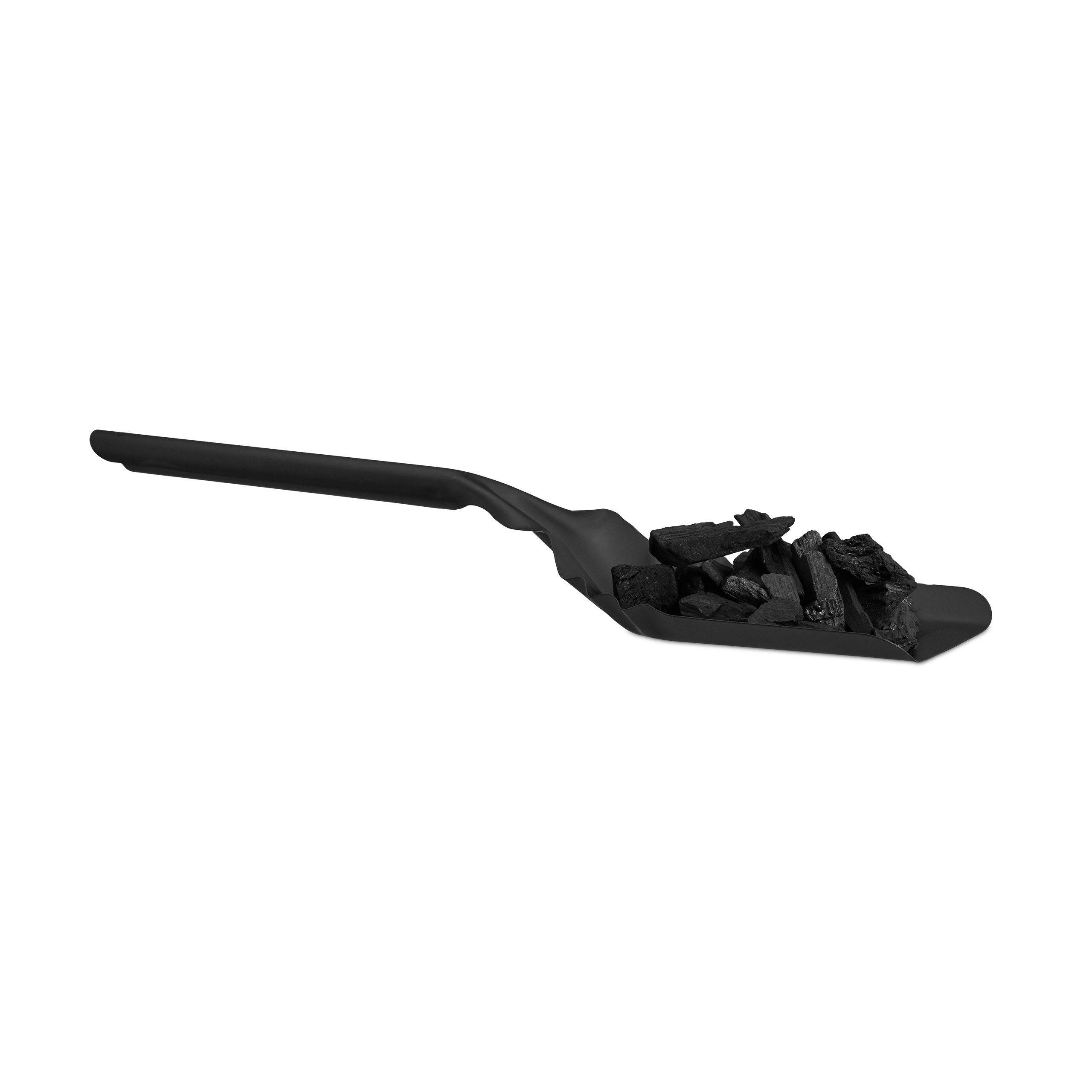 Helloshop26 - Pelle à cendres de cheminée 49 cm en acier four poêle noir - Imagen 2