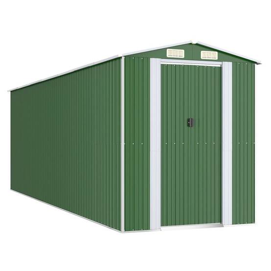 Vidaxl - Abri de jardin Vert 192x606x223 cm Métal galvanisé 11.6m² vidaXL 3147432 - Image 2