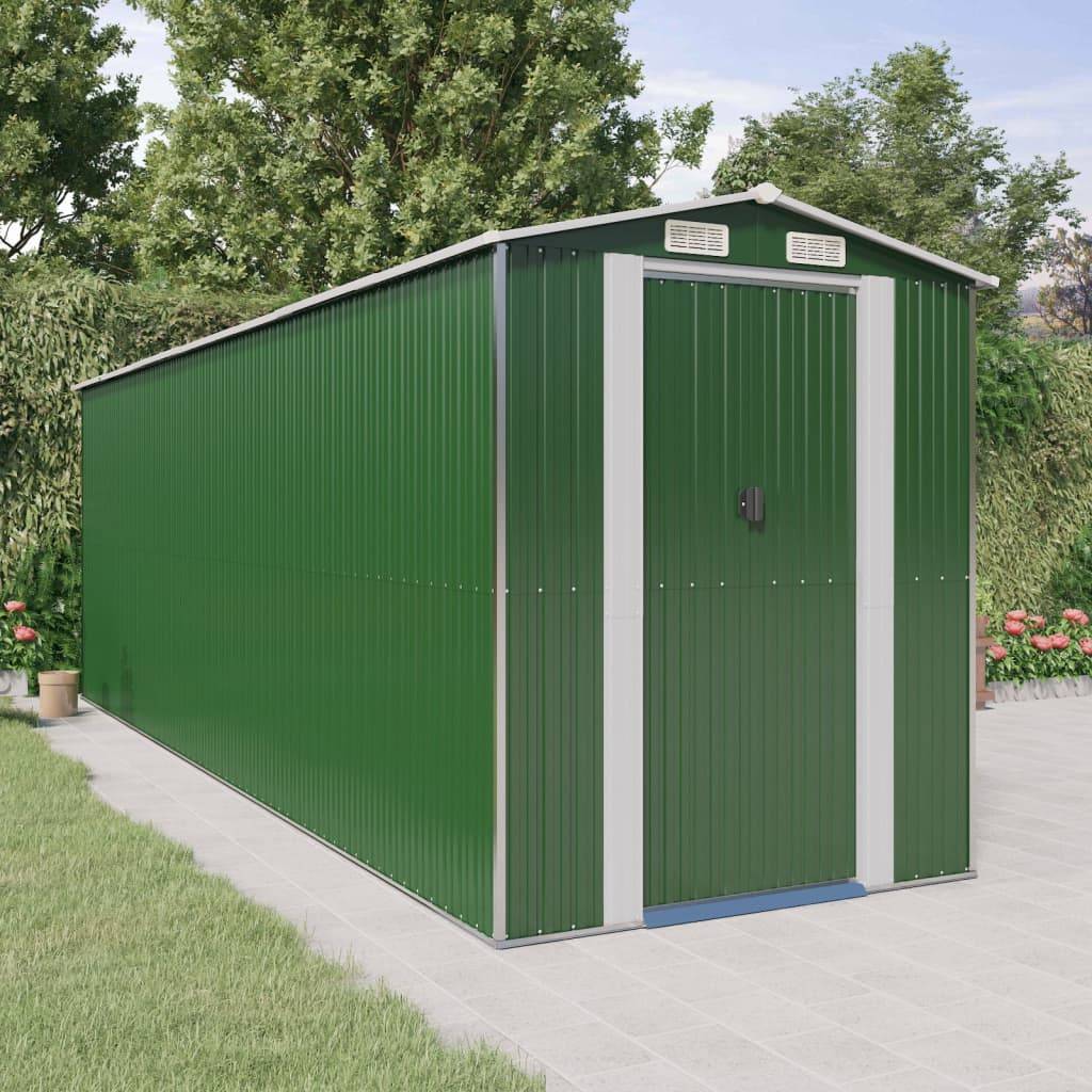 Vidaxl - Abri de jardin Vert 192x606x223 cm Métal galvanisé 11.6m² vidaXL 3147432