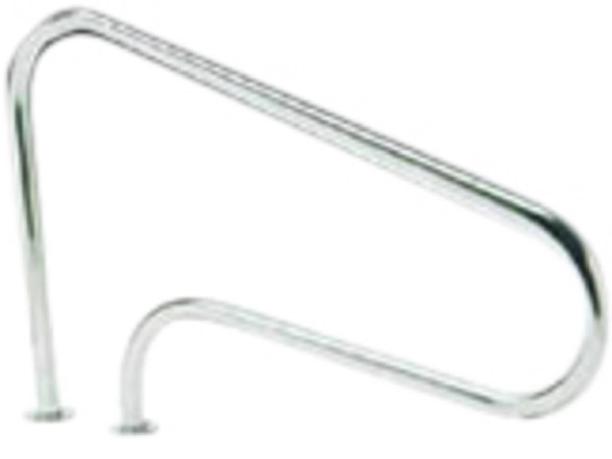Habitat Et Jardin - Sorties De Bain Pour Piscine Avec 2 Ancrages Extérieurs - 125 X 80 Cm - Inox - A Sceller -habitat Et Jardin