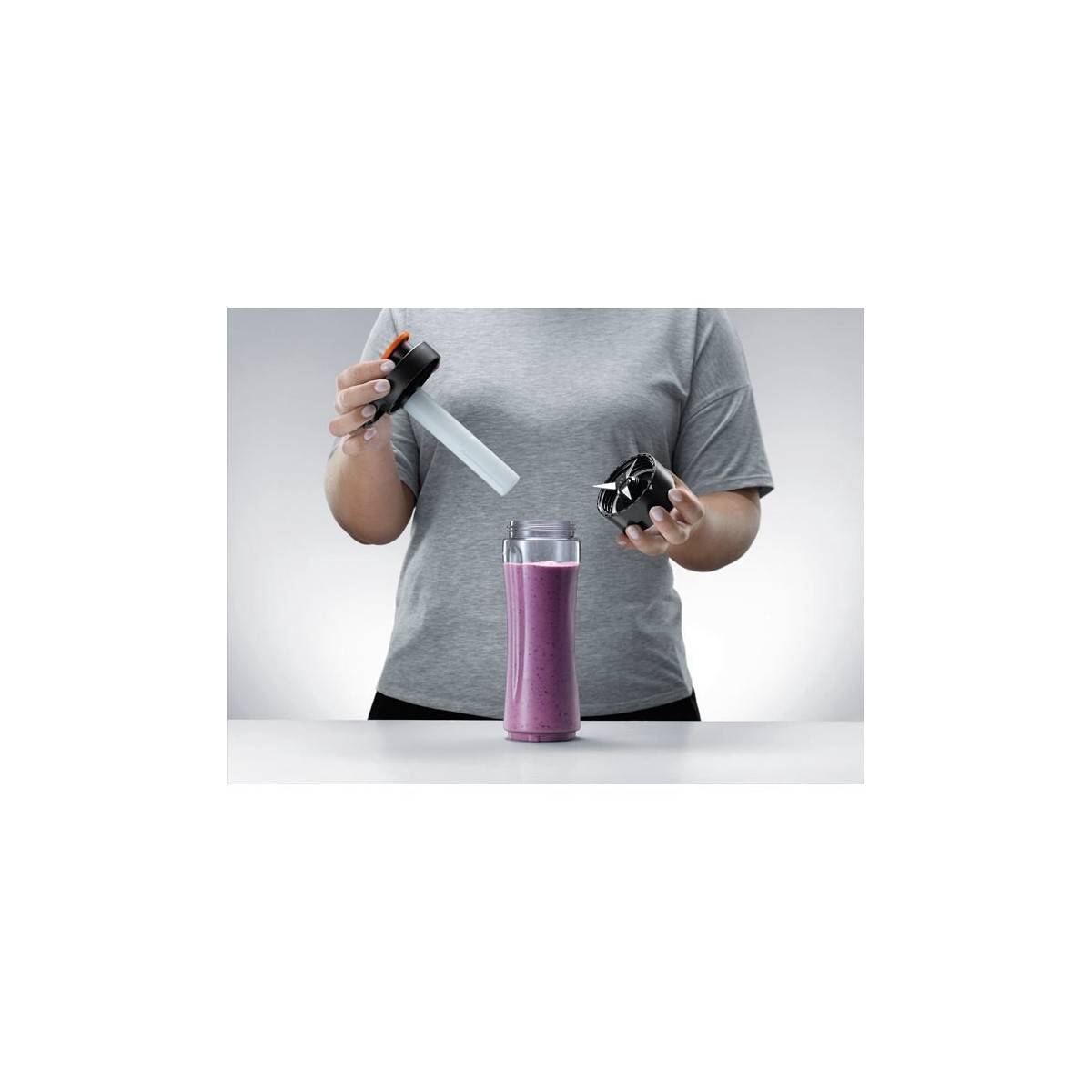 Blender Mixeur 400W Electrolux - avec Accessoires Bouteille portable SB2900 Lames en acier inoxydable - Imagen 5