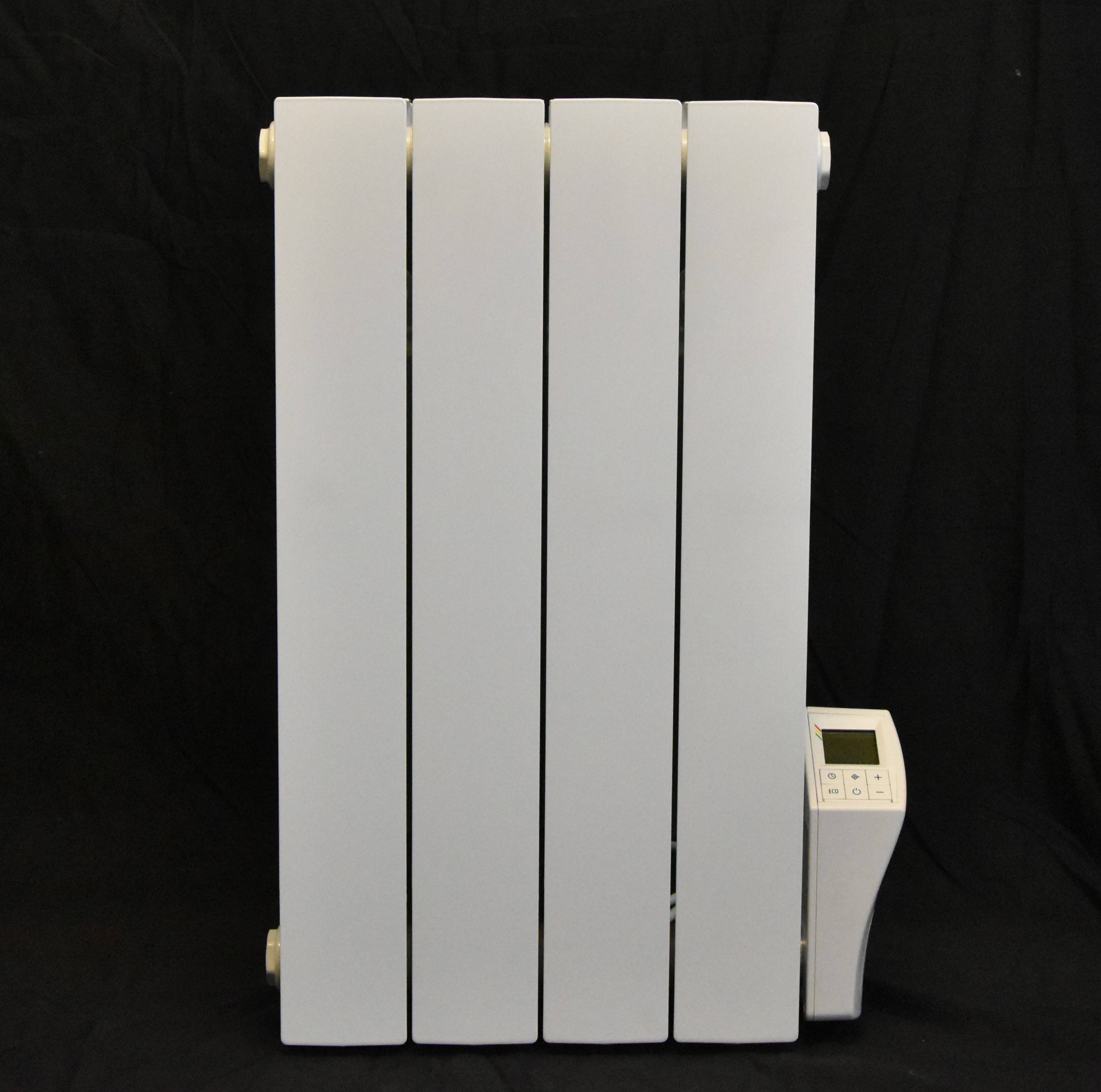 Deltacalor radiateur électrique en aluminium à inertie fluide Milan 700W, équipé d'un thermostat digital programmable. - Image 2