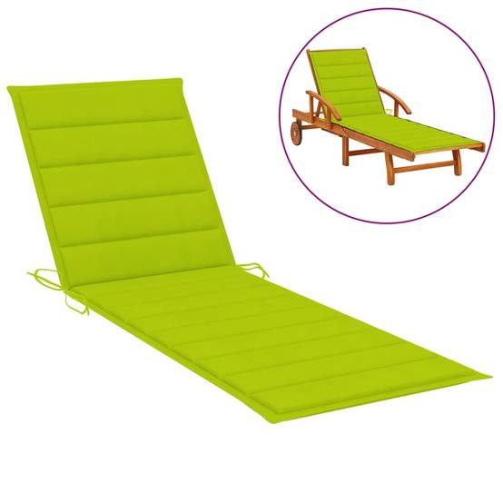 Bain de soleil à 2 places - Transat - Chaise longue et coussins vert vif Bois de pin imprégné - MEUBLE PRO-JU6899 - Image 4