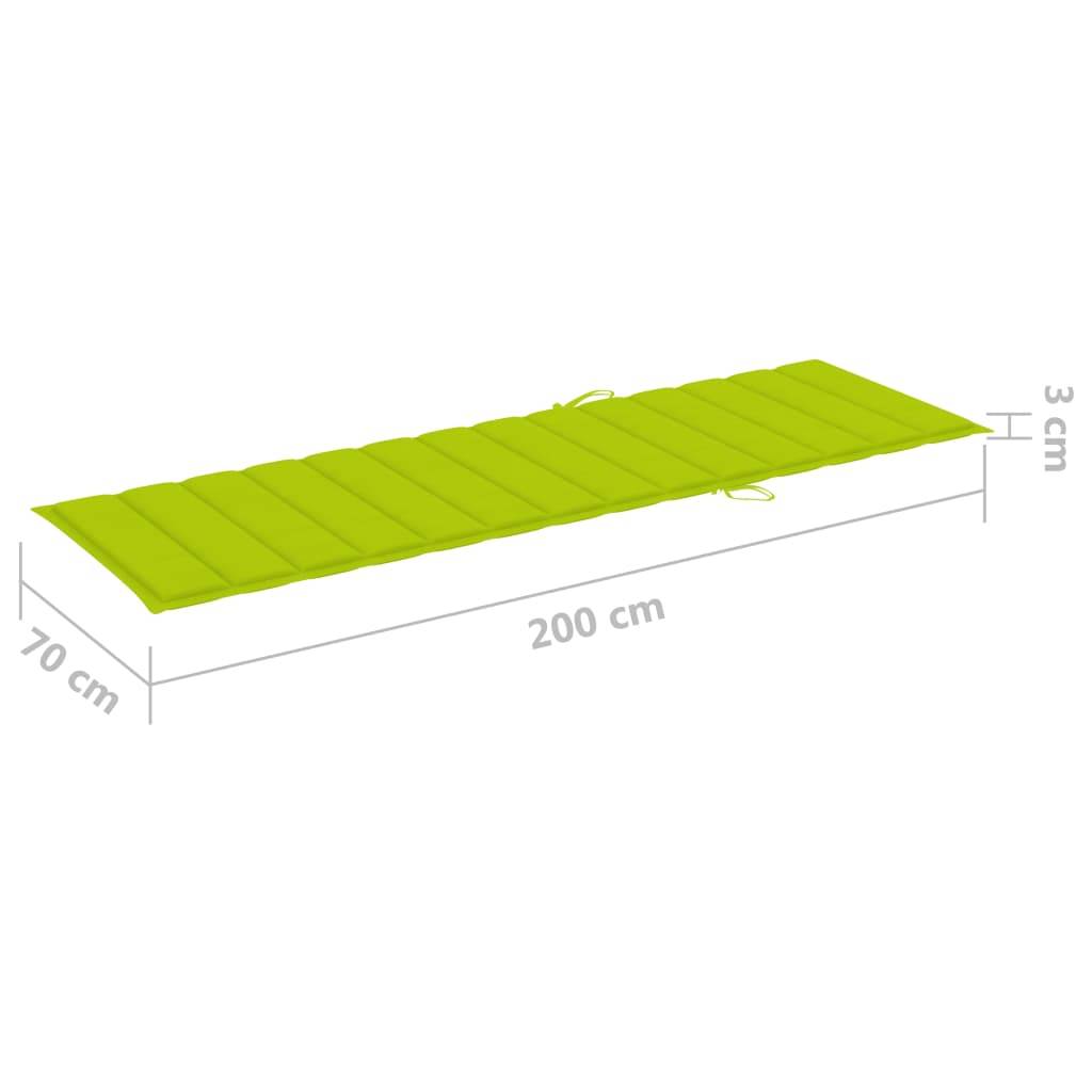 Bain de soleil à 2 places - Transat - Chaise longue et coussins vert vif Bois de pin imprégné - MEUBLE PRO-JU6899 - Image 7