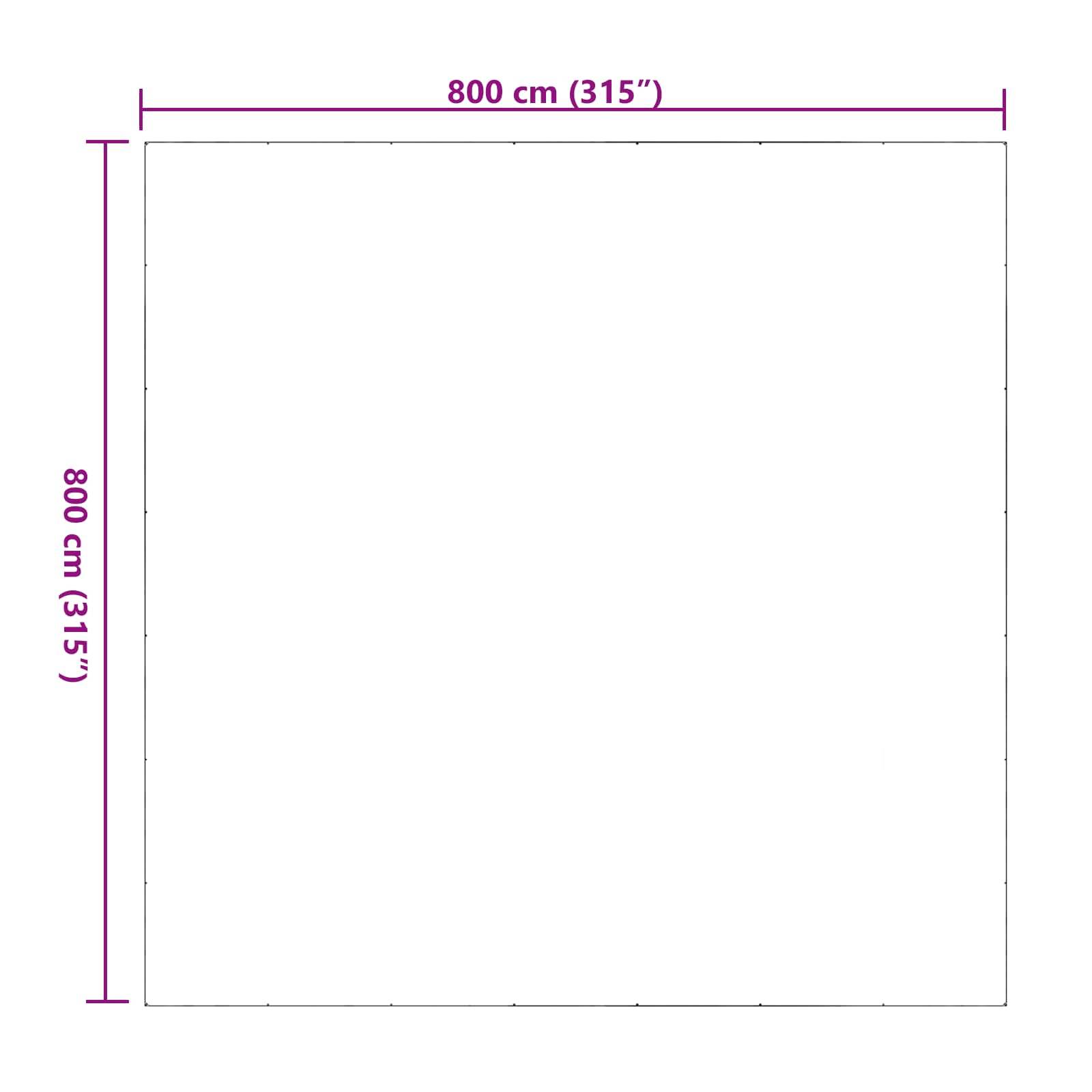 ComfortXL - Bâche protection plantes transparente PVC jardin imperméable 8x8m - ComfortXL Outdoor Living - Image 8