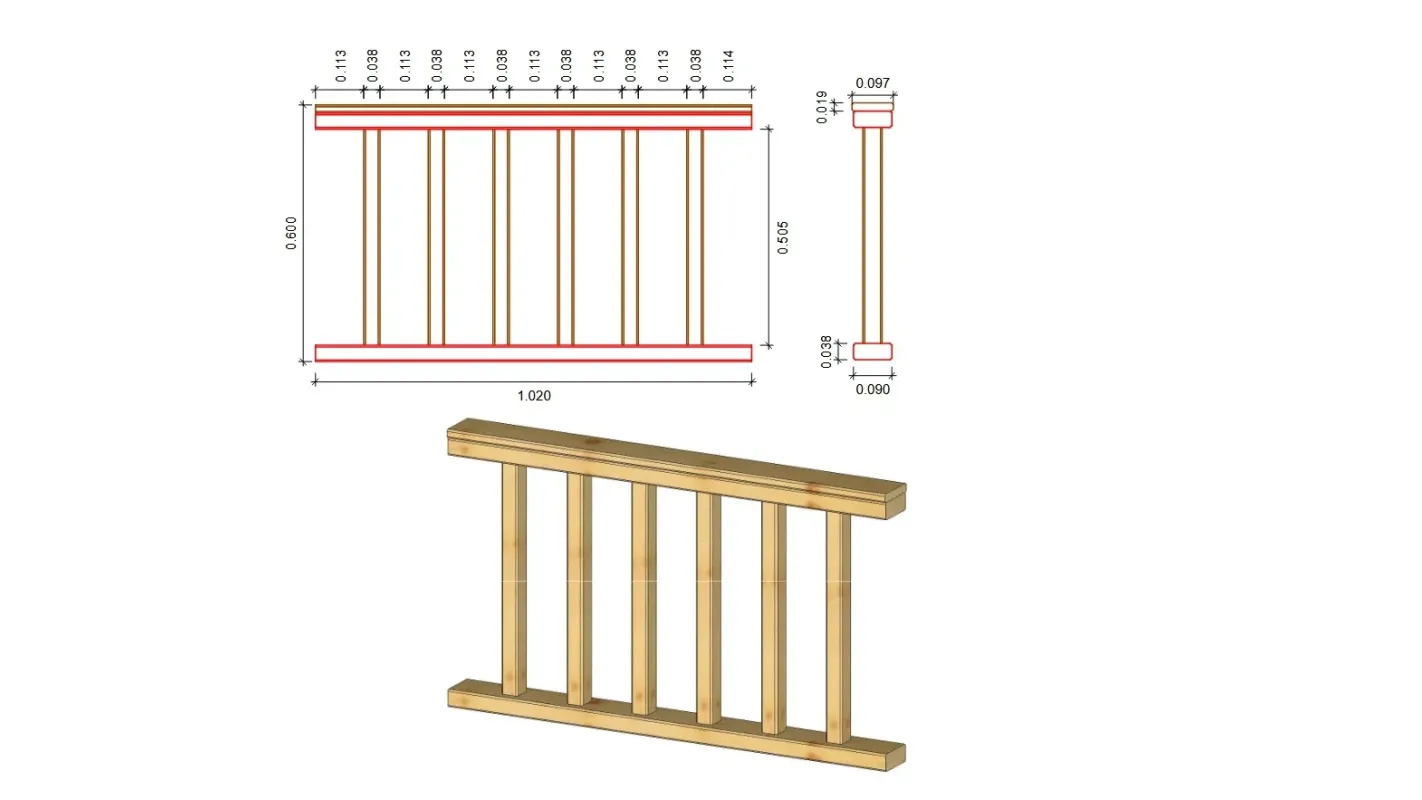 Altanka - Pergola de jardin 5x3.06m avec panneaux - traité - ALT122 - Imagen 5