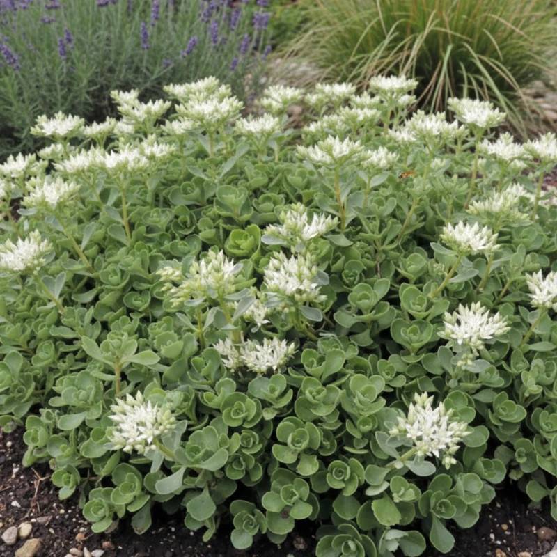 Orpin Summer Snow, Sedum à fleurs Blanche/ - feuillage Persistant - Godet - 5/20 cm