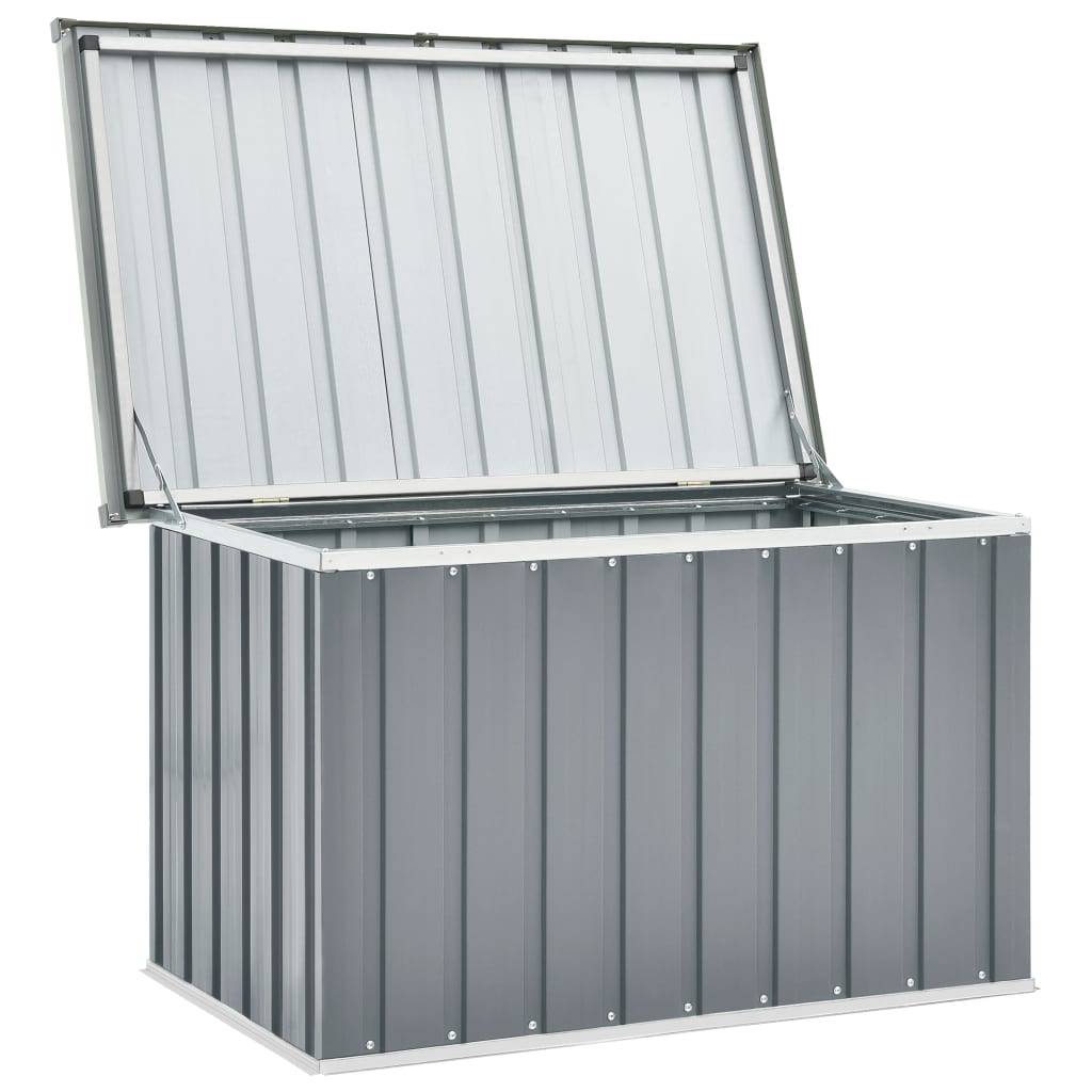 Helloshop26 - Coffre boîte meuble de jardin rangement gris 109 x 67 x 65 cm - Imagen 1