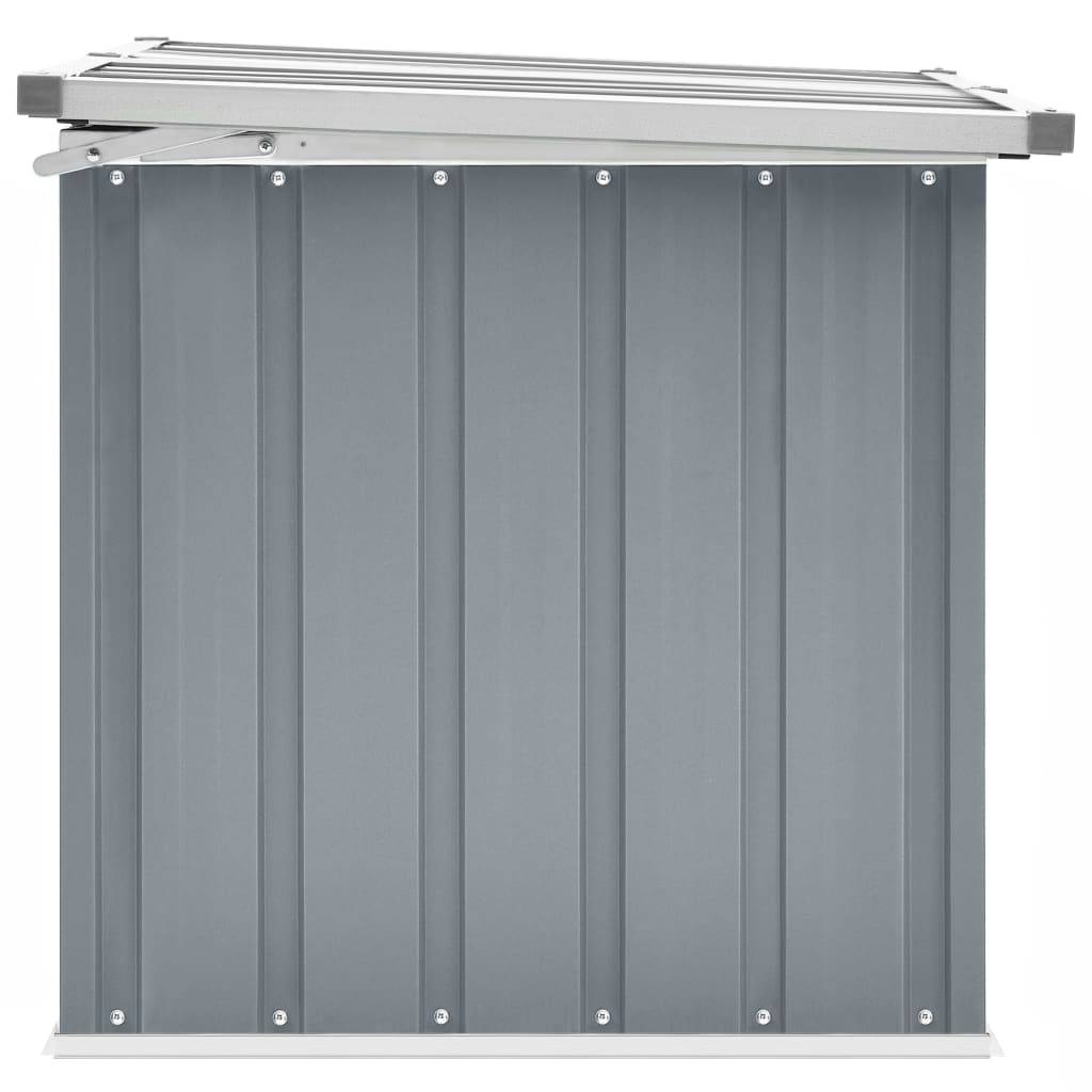 Helloshop26 - Coffre boîte meuble de jardin rangement gris 109 x 67 x 65 cm - Imagen 5