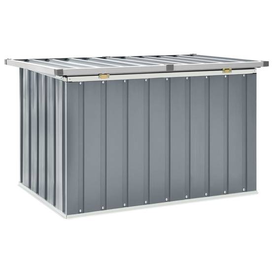 Helloshop26 - Coffre boîte meuble de jardin rangement gris 109 x 67 x 65 cm - Imagen 4