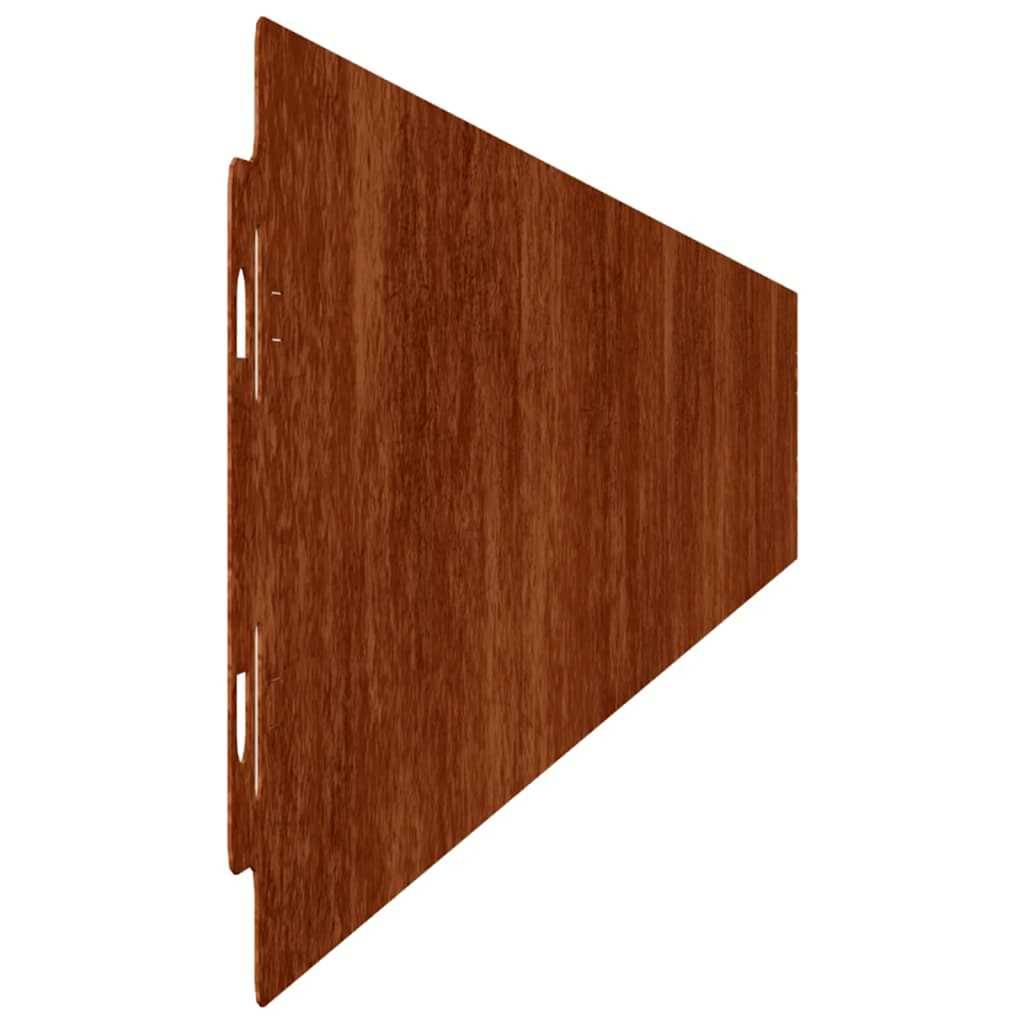 Bordure jardin acier corten extérieur aménagement paysager 103x10cm rouillé - ComfortXL Outdoor Living - Image 7