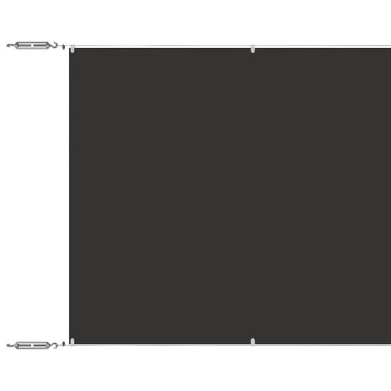 Store banne polycoton anthracite 100 x 800 cm - Prolenta premium p340.2 - Image 1