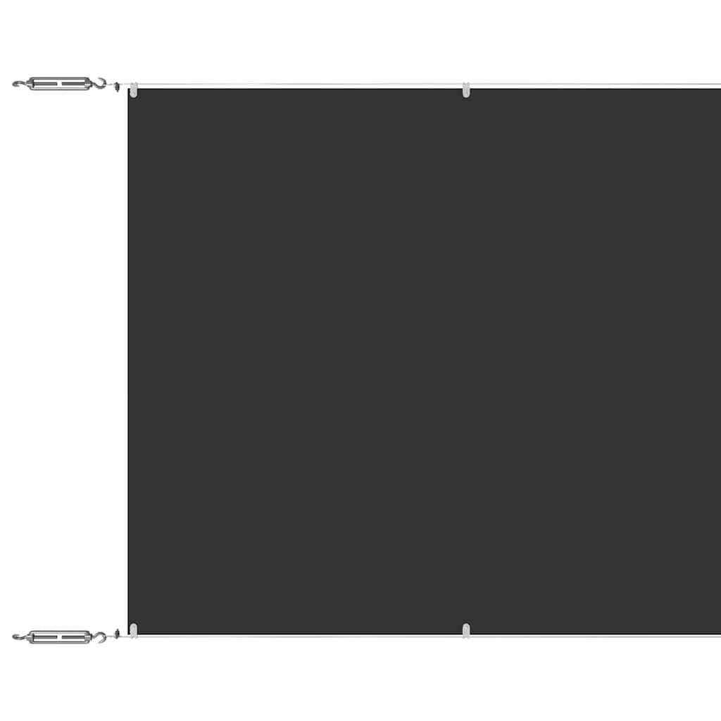 Store banne polycoton anthracite  100 x 800 cm  - Prolenta premium p340.2 - Image 1