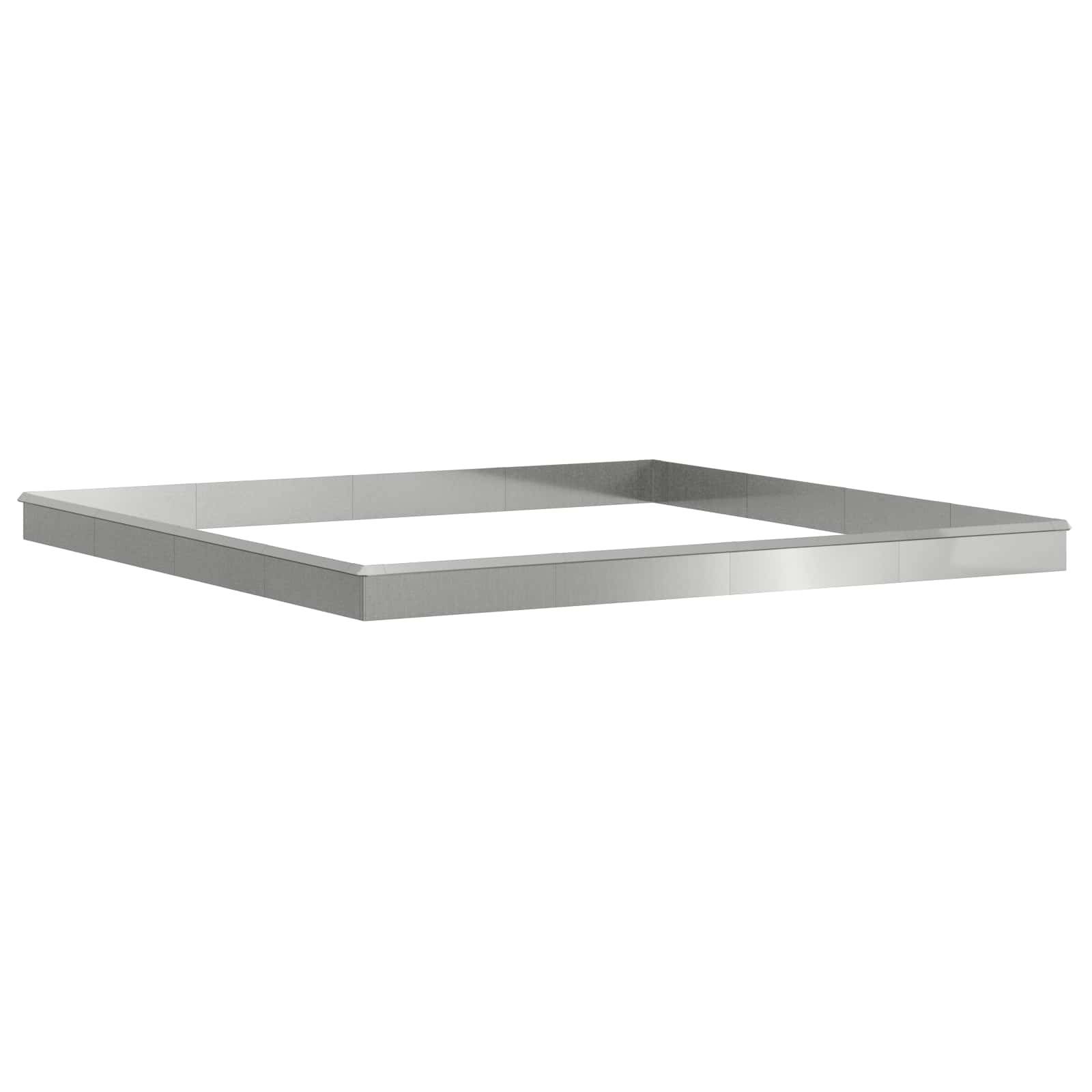 Clôture anti-limaces acier galvanisé potager protection 100x25cm argent 20pcs - ComfortXL Outdoor Living - Image 2
