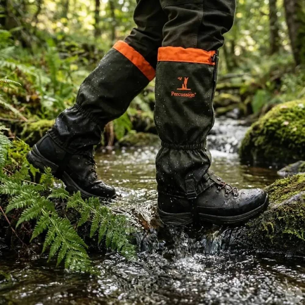 Guêtres de chasse Predator 1200R polyester vert orange Percussion Taille - Image 1
