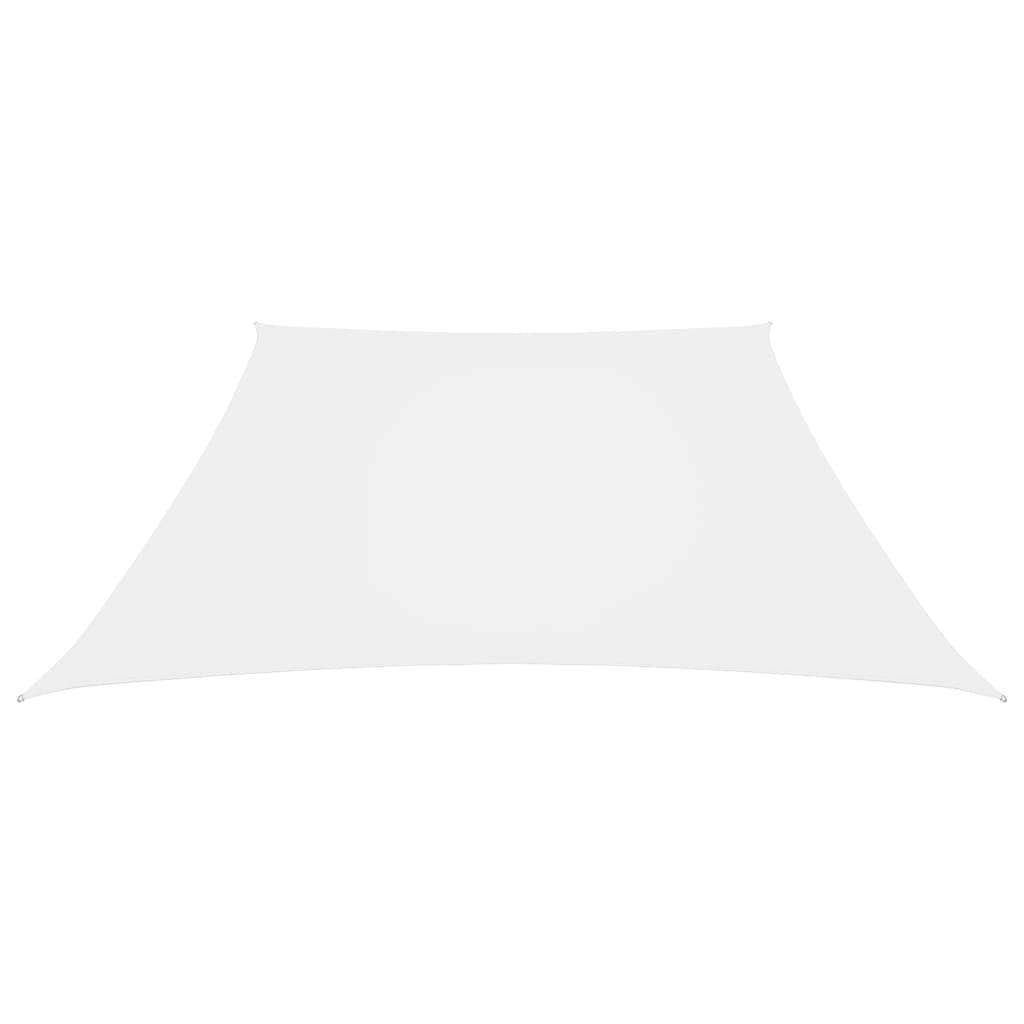 Helloshop26 - Voile toile d'ombrage parasol tissu oxford trapèze 4/5 x 4 m blanc - Imagen 2