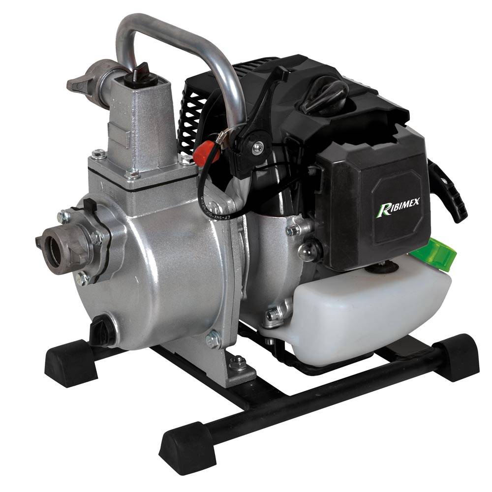 Ribimex - Motopompe 1,5 hp portative 42,7cc débit 8m3 par heure