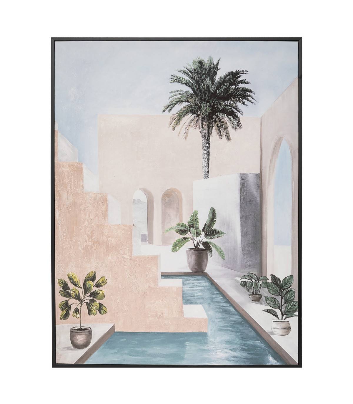 Tableau Toile murale imprimée et encadrée Inspiration marocaine 58 x 78 cm - Imagen 1