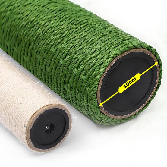 Arbre à chat en forme de cactus – 90 cm avec colonnes en sisal épaisses et protection contre les basculements, design vert - PANGIVO - Image 4