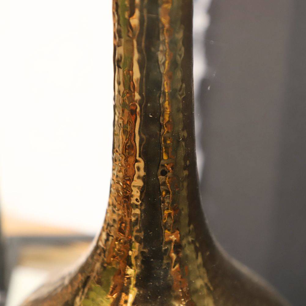 Vase en céramique doré 23.5 x 51cm Chemin de campagne - Imagen 4