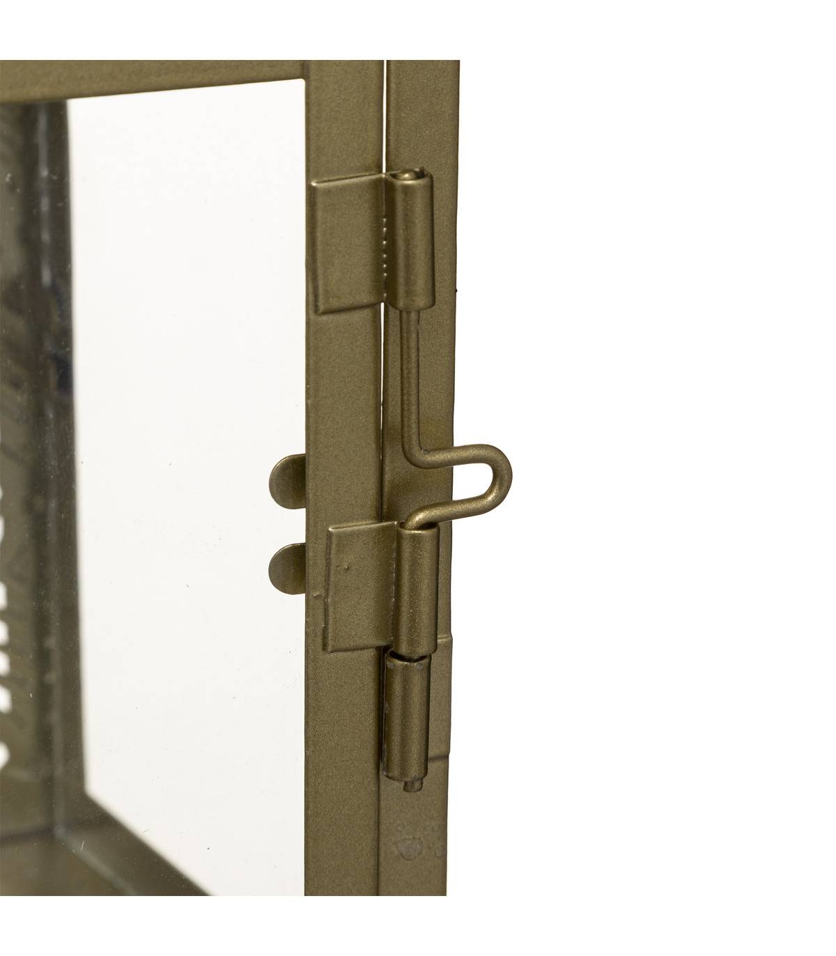 Lanterne en Métal Doré H 16 cm - Imagen 2