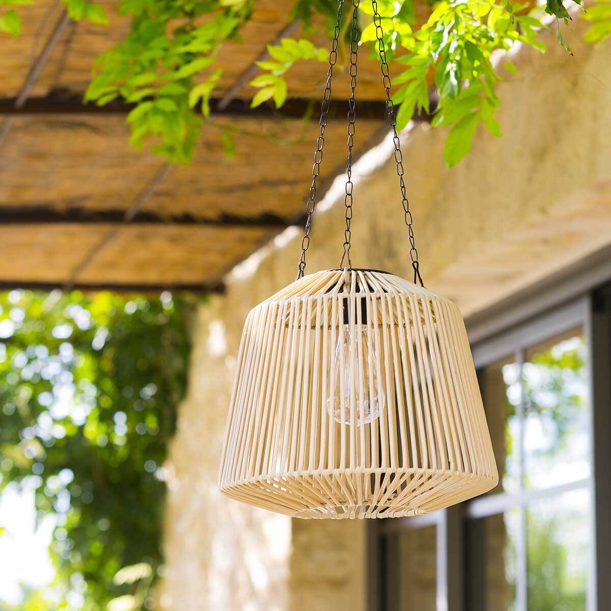 Suspension extérieur "Jily" beige D28cm ATMOSPHERA CREATEUR D'INTERIEUR - Image 1