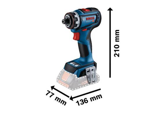 Bosch Professional - Perceuse visseuse BOSCH GSR 18V-90 FC Professional - Sans batterie, ni chargeur - 06019K6202 - Imagen 2