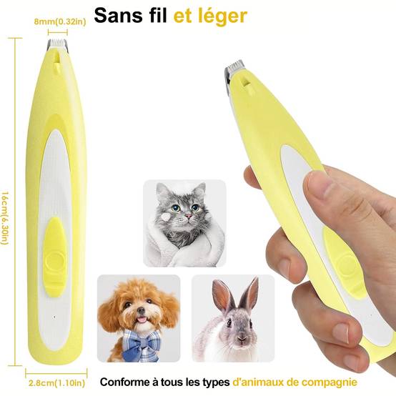 Tondeuse pour Chien Rasoir pour Chiens Chat Faible Bruit DtopbuyAge - Image 2