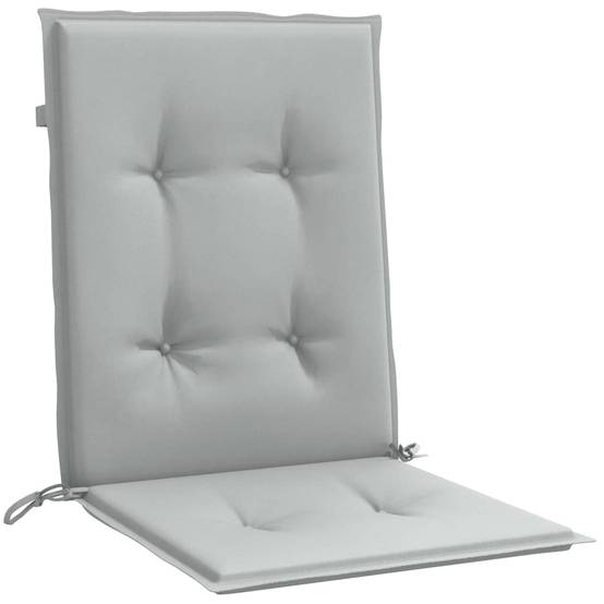 ComfortXL - Lot de 4 Coussins Dossier Bas Polyester Anti-glisse pour Chaise de Jardin Gris Clair Mélangé 100x50cm – ComfortXL Outdoor Living - Image 5