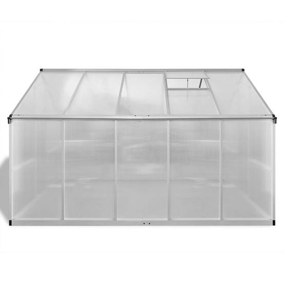 ComfortXL - Serre de jardin 7,55 m² en aluminium et polycarbonate double paroi avec embase – ComfortXL Outdoor Living - Image 4